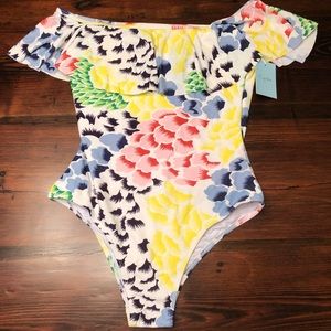 Cupshe Melodic Blues One-piece